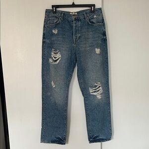 We The Free Distressed Jeans